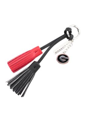 NCAA University of Georgia Tassel Keychain With Charm