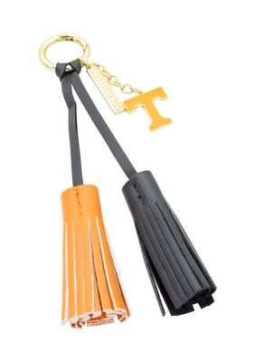 NCAA University of Tennessee Knoxville Tassel Keychain With Charm