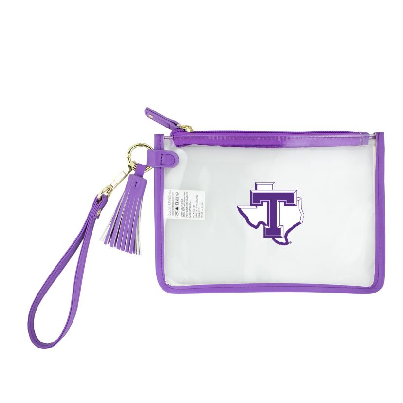Clear Wristlet - NCAA Licensed