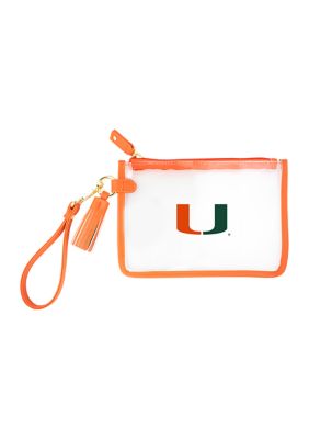 NCAA University of Miami Wristlet