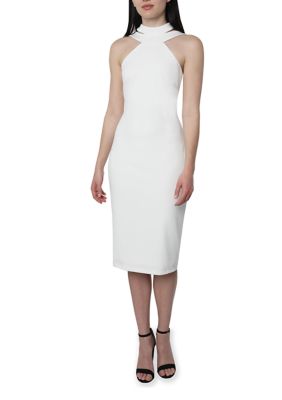 Bebe Halter Neck Midi Dress | belk