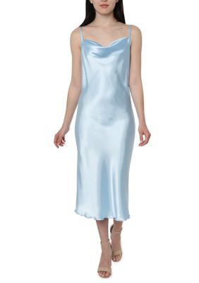 Bebe Satin Slip Dress Belk