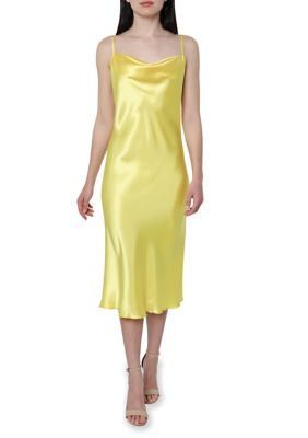 Bebe Satin Slip Dress Belk