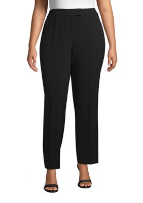 Anne Klein Plus Size Sabre Stretch Slim Leg Pants | belk