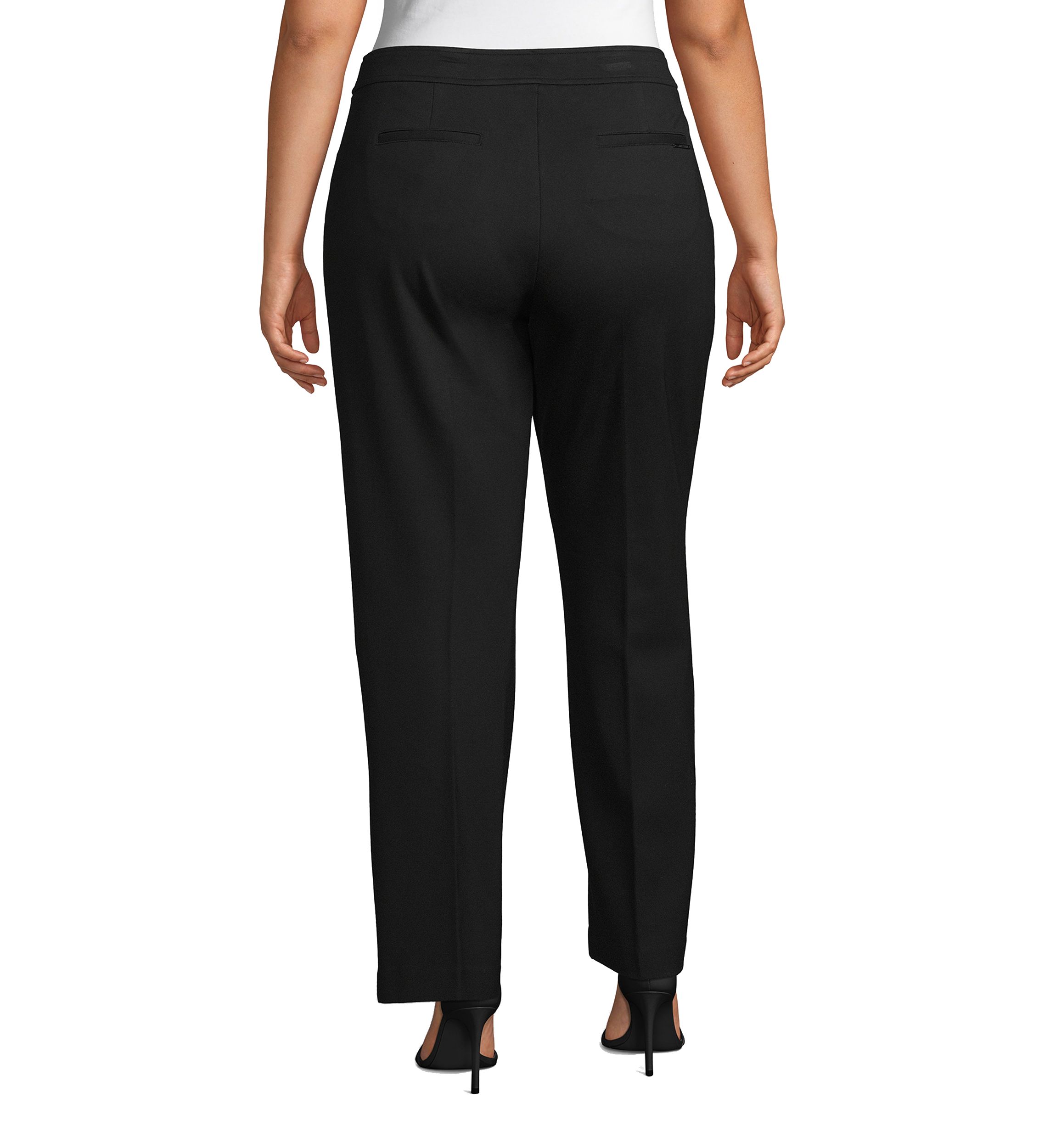 	  Plus Size Flare Leg Compression Pants