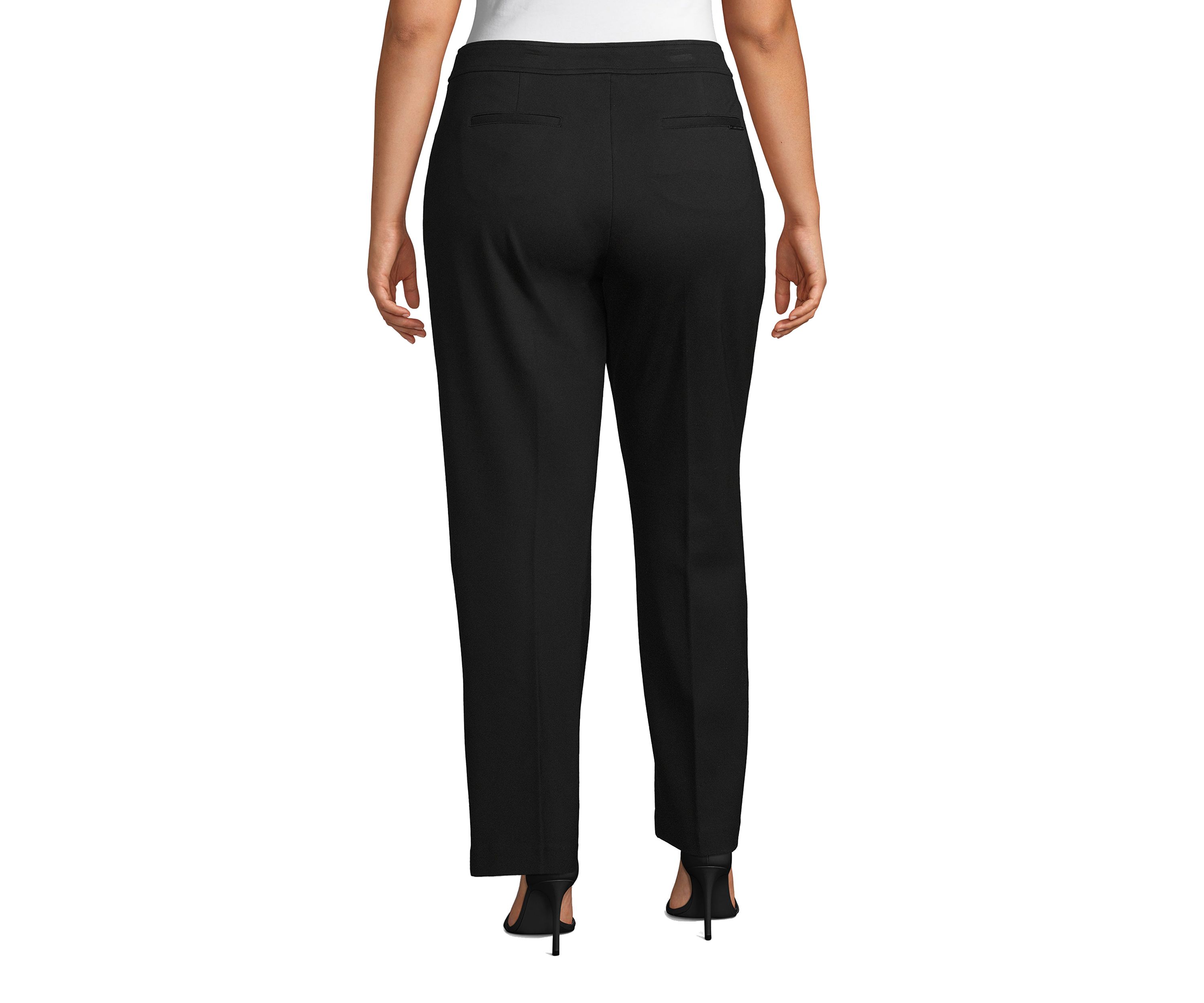 	  Plus Size Flare Leg Compression Pants
