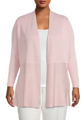 Anne Klein Plus Size Long Waist Seam Cardigan | belk