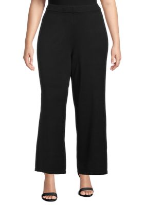 Anne Klein Women's Plus Size Knit Pants