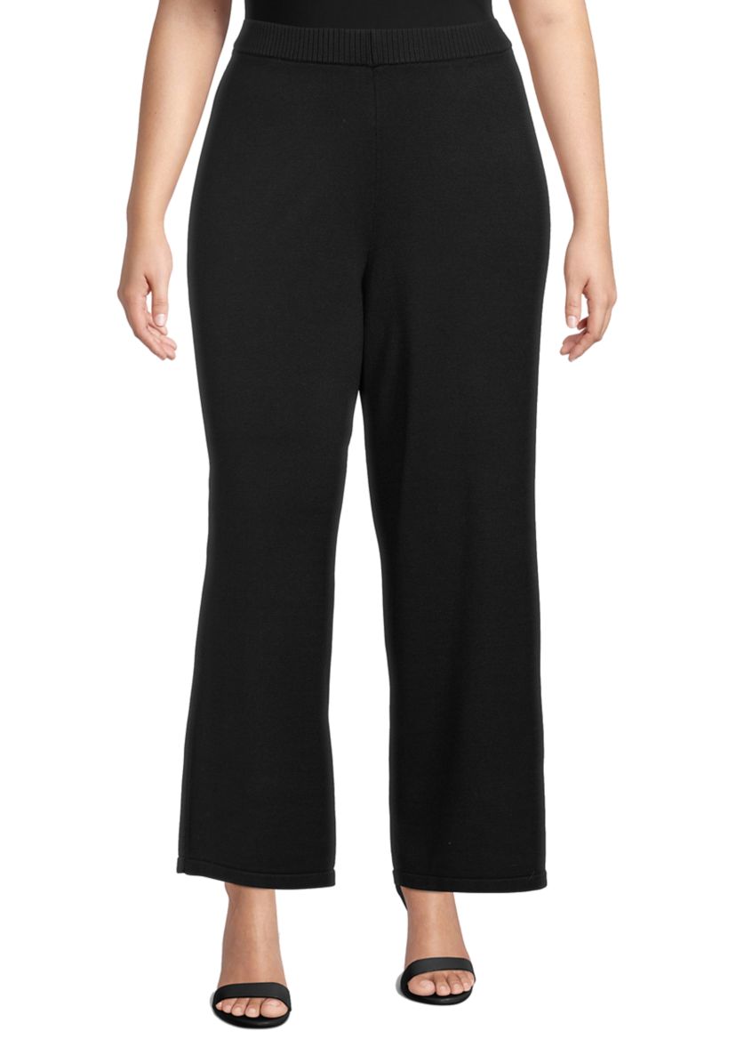	  Plus Size Knit Pants 