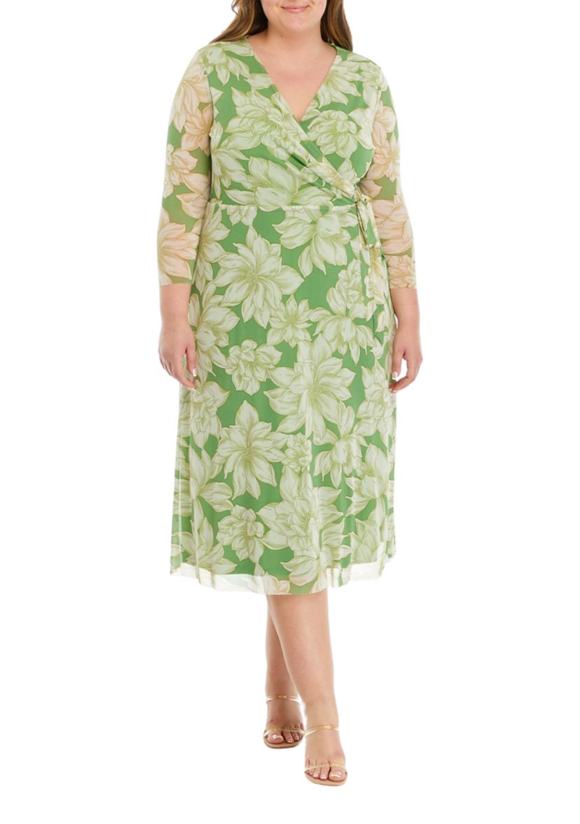 MIDI WRAP DRESS