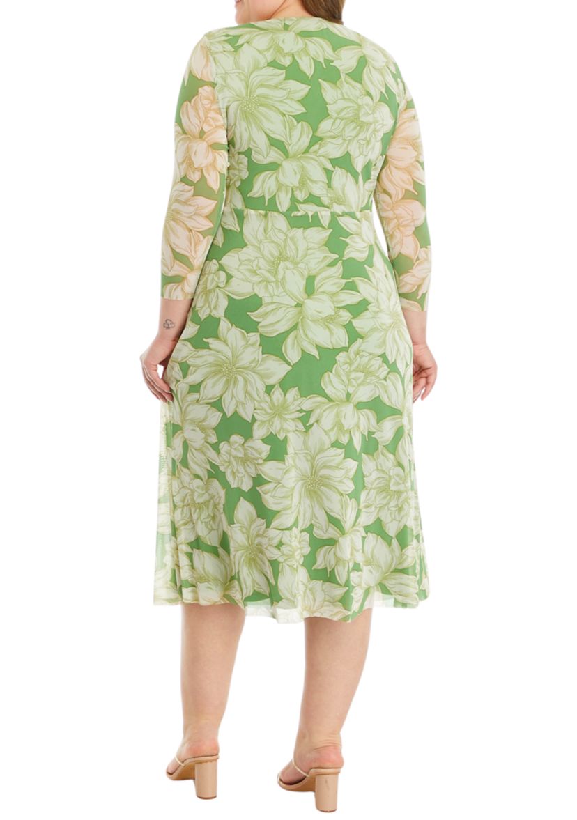 MIDI WRAP DRESS