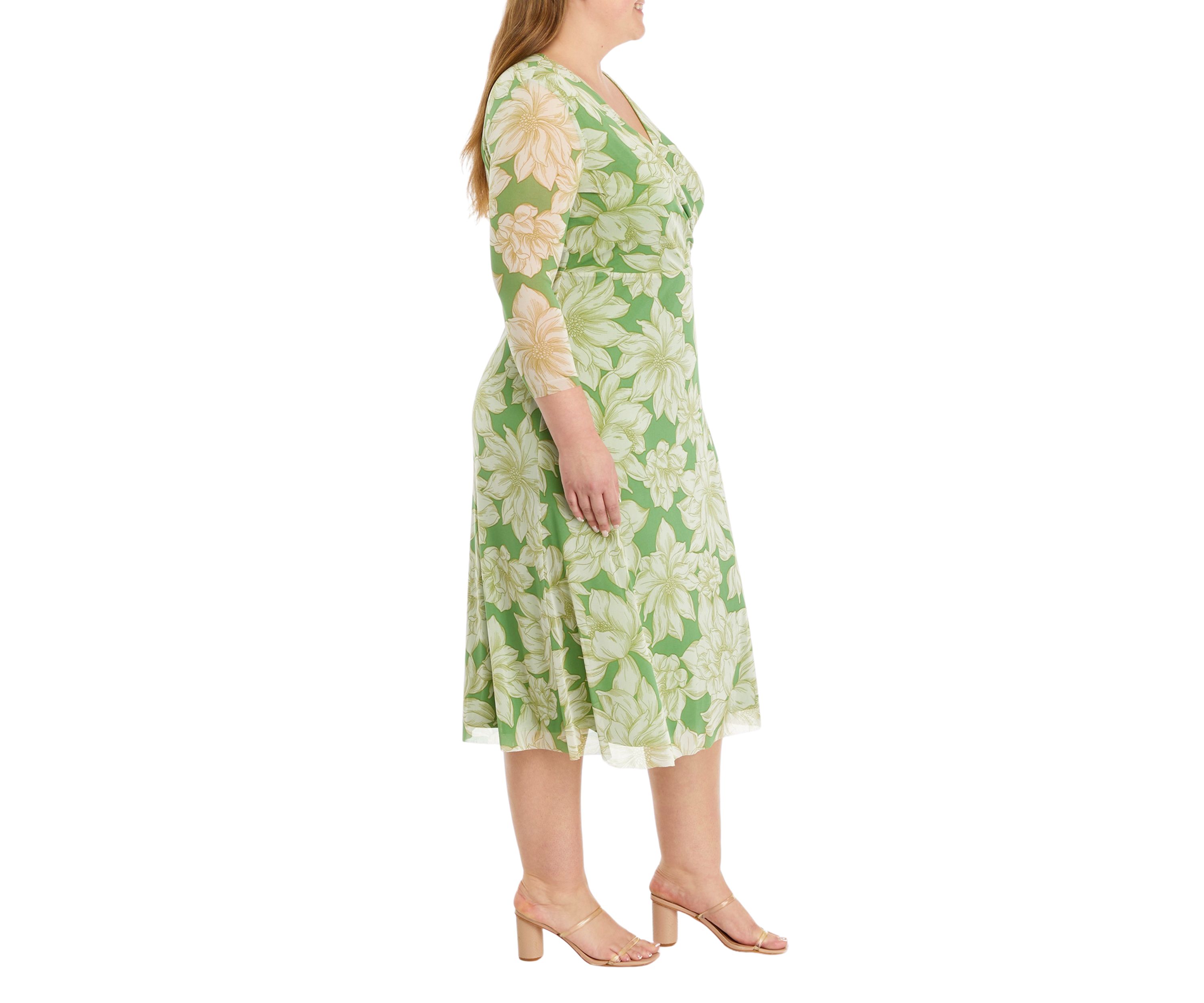 MIDI WRAP DRESS