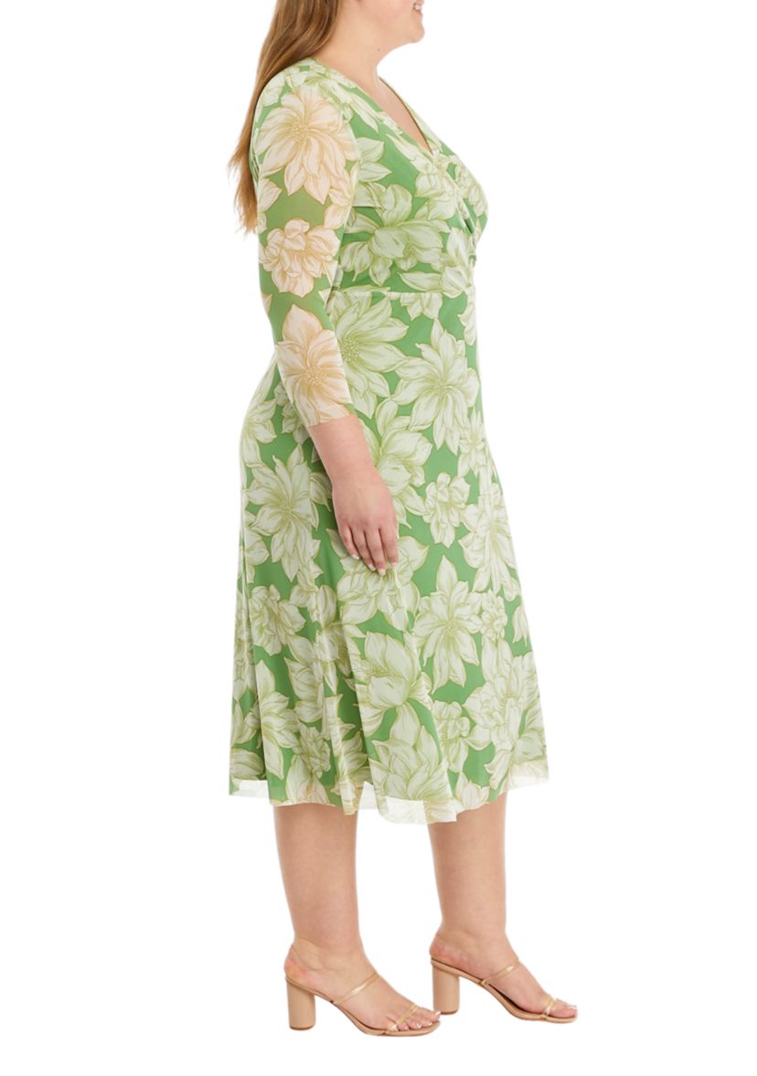 MIDI WRAP DRESS