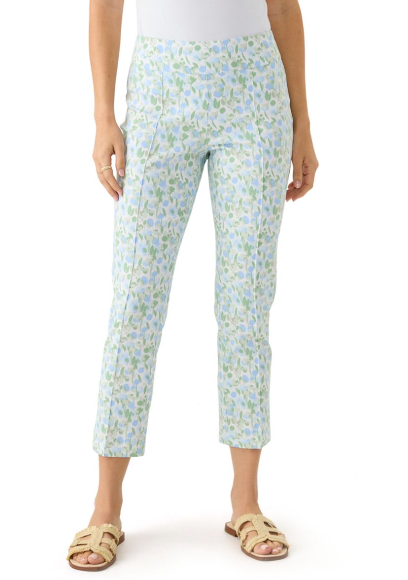 Womens Millennium Pintuck Capri Pants 