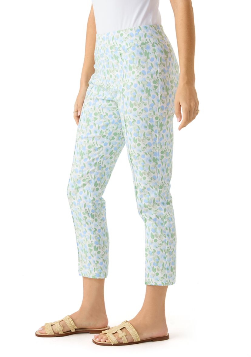 Womens Millennium Pintuck Capri Pants 