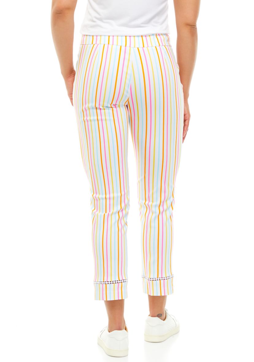 Womens Print Millenium Ankle Pants 