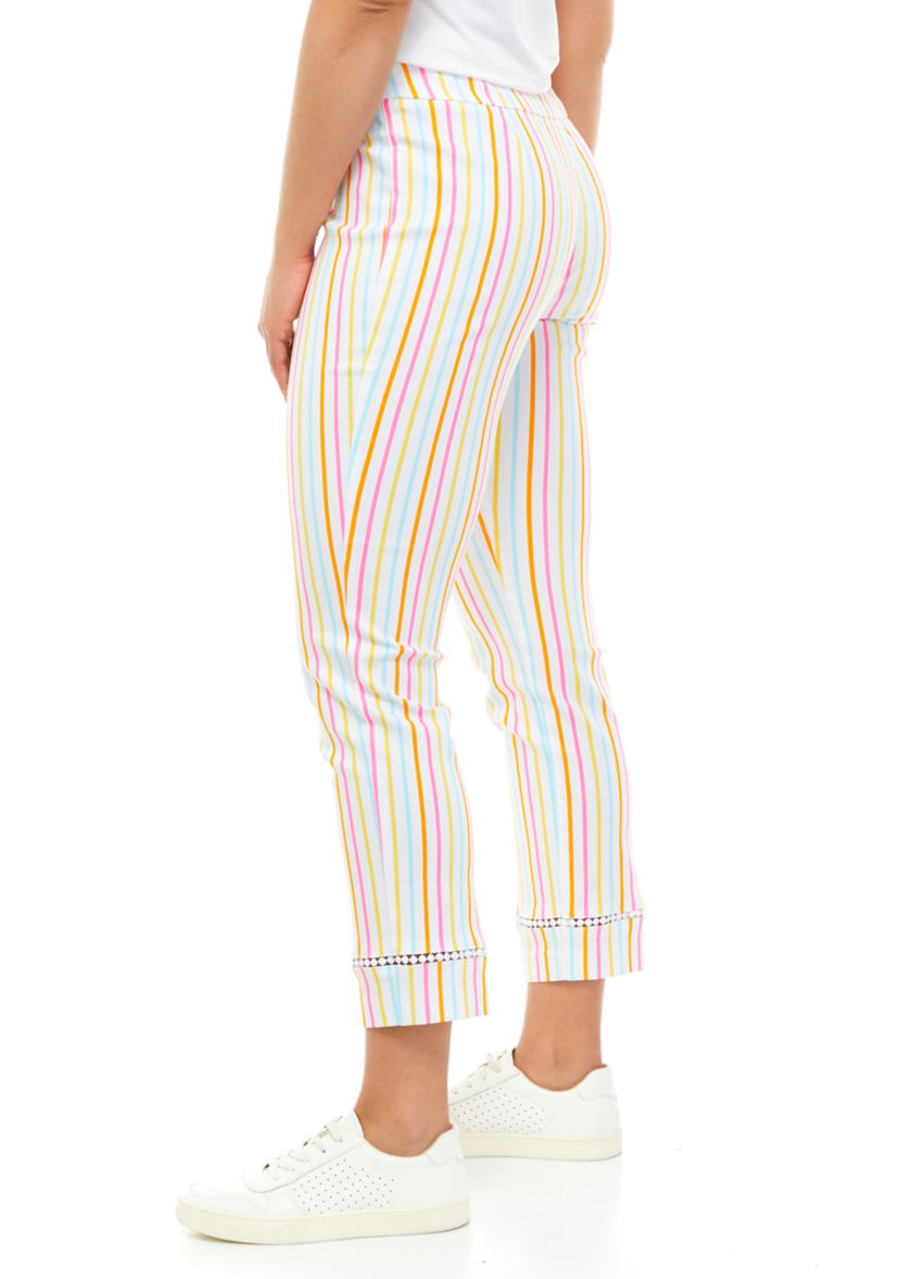 Womens Print Millenium Ankle Pants 