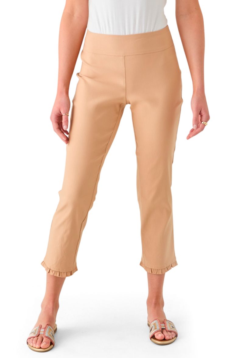 Womens Ruffle Hem Millennium Pants