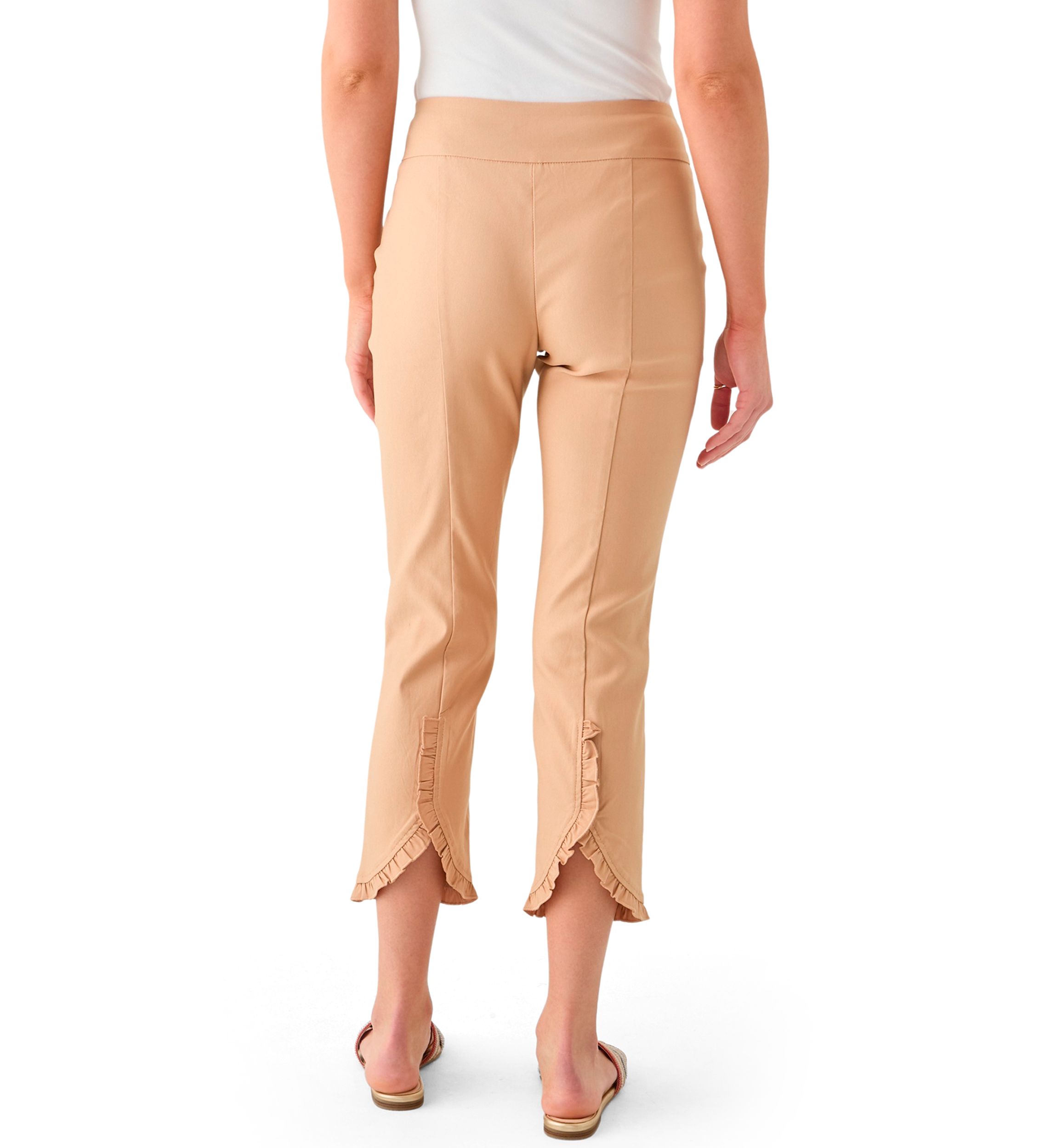 Womens Ruffle Hem Millennium Pants