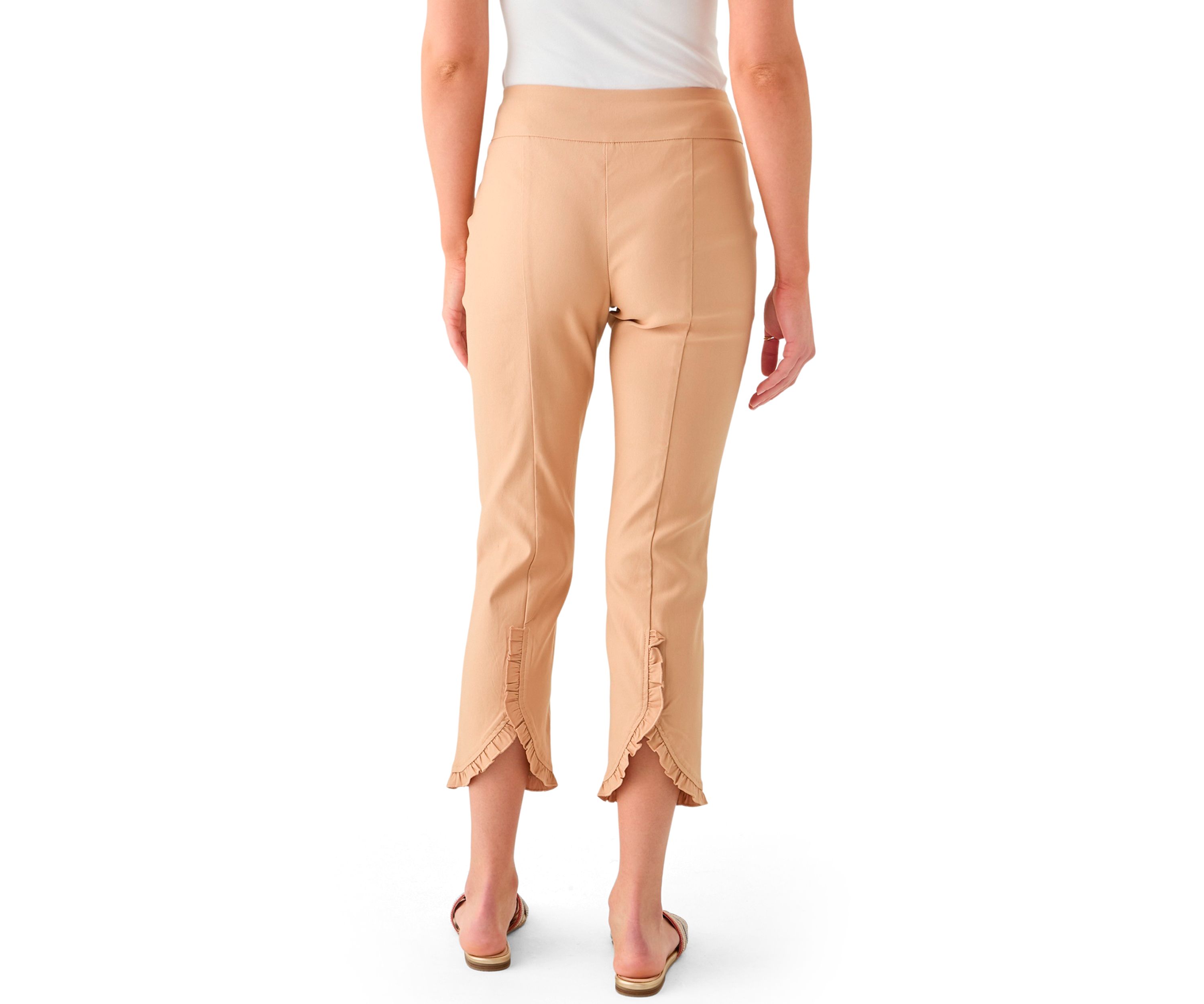 Womens Ruffle Hem Millennium Pants