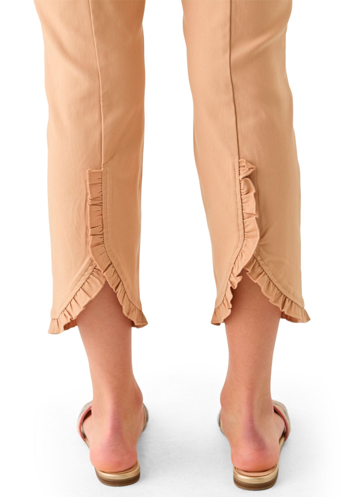 Womens Ruffle Hem Millennium Pants