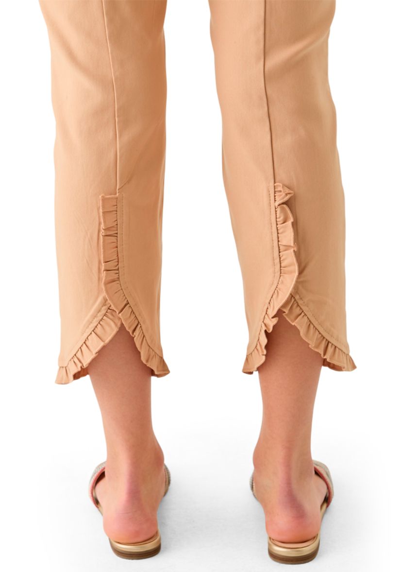 Womens Ruffle Hem Millennium Pants