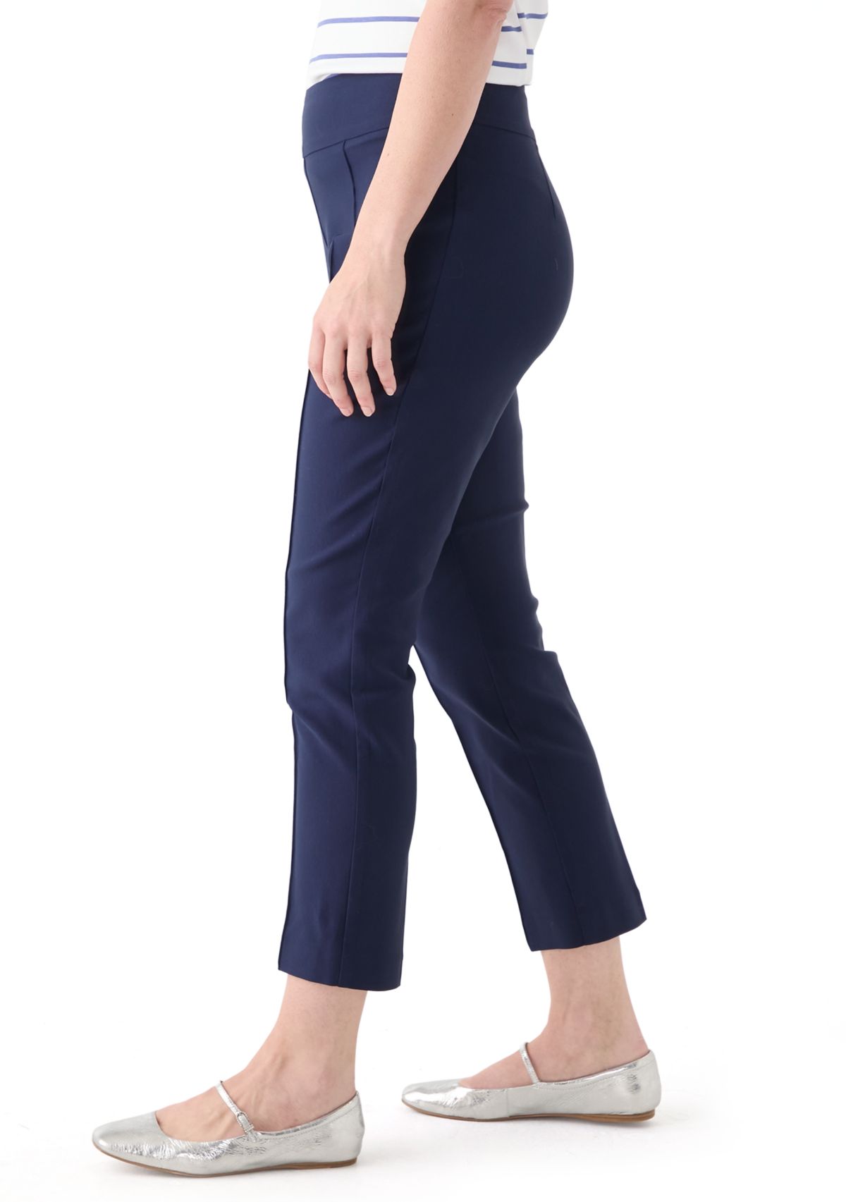Womens Millennium Pintuck Capri Pants