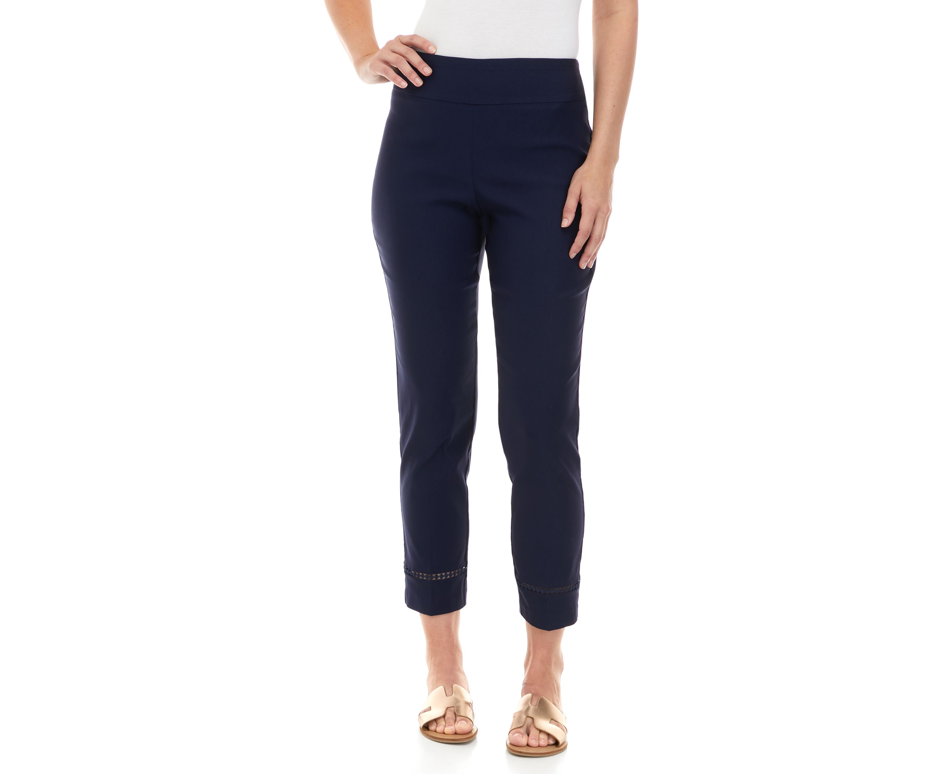 Womens Millennium Crochet Ankle Pants