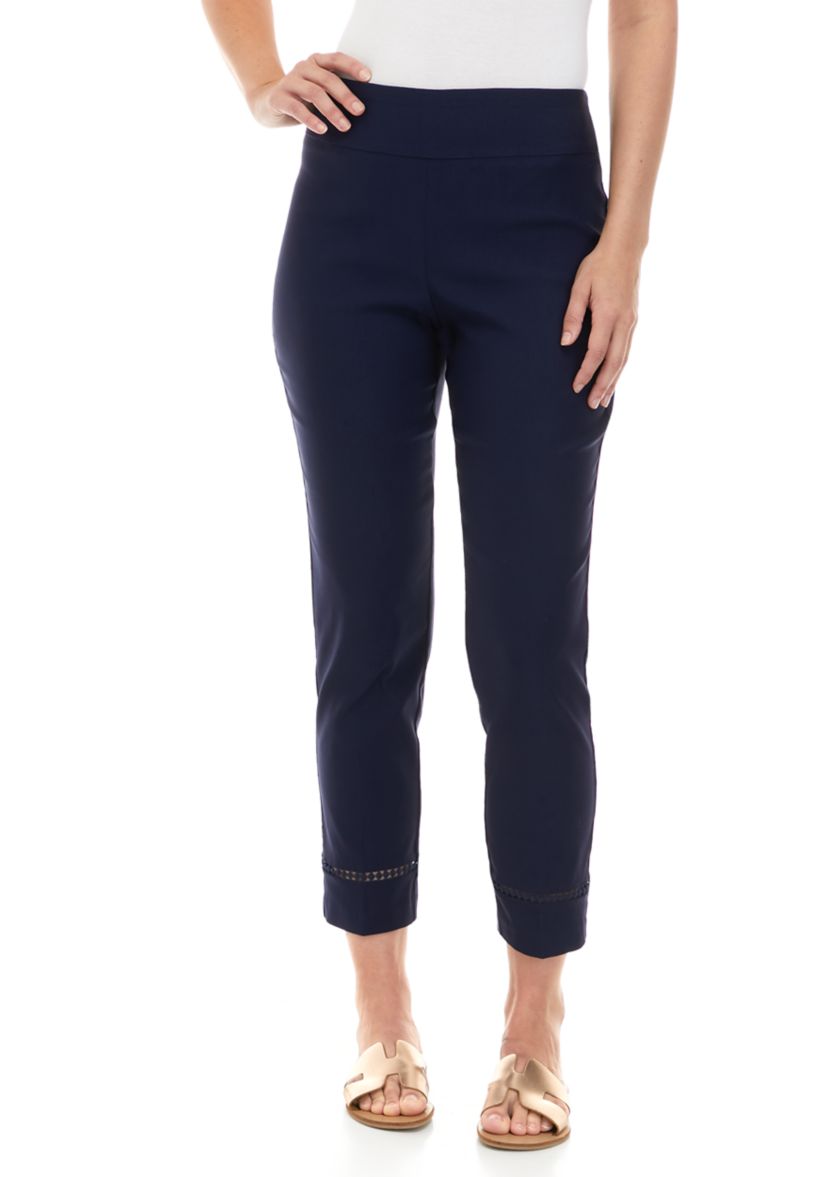 Womens Millennium Crochet Ankle Pants