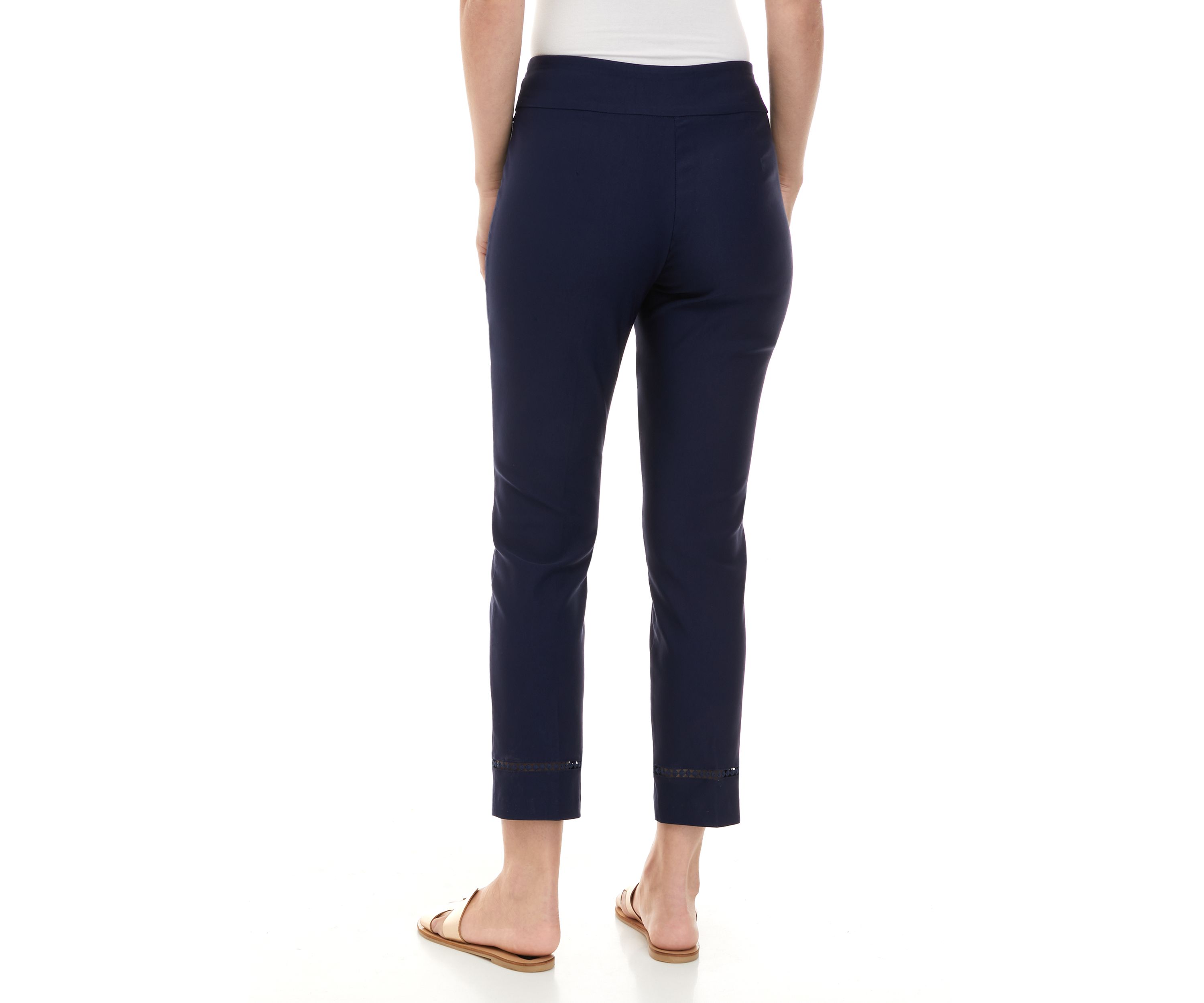 Womens Millennium Crochet Ankle Pants