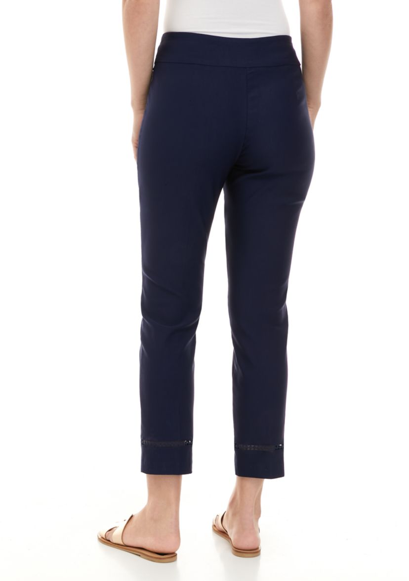 Womens Millennium Crochet Ankle Pants