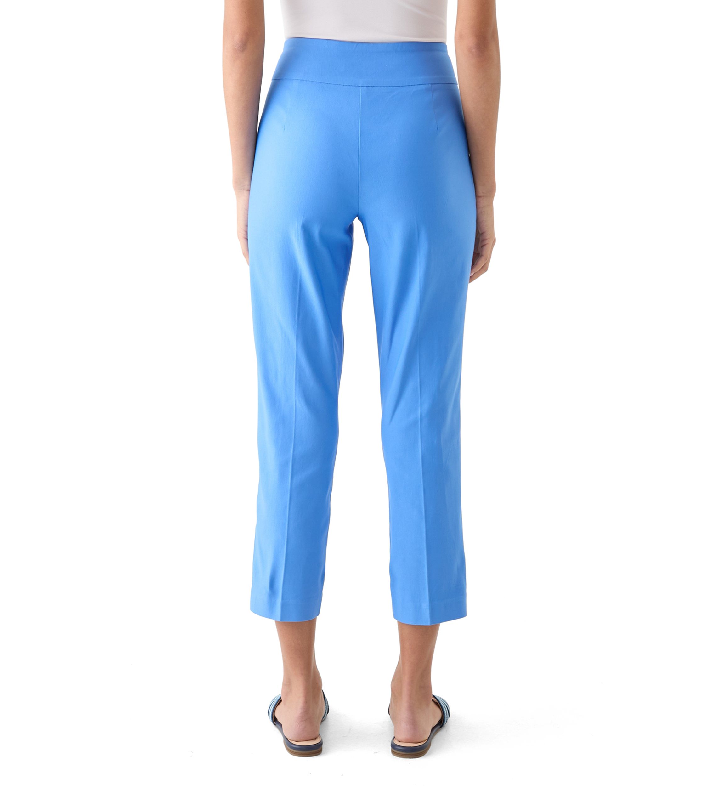 Petite Pintuck Capri Pants 