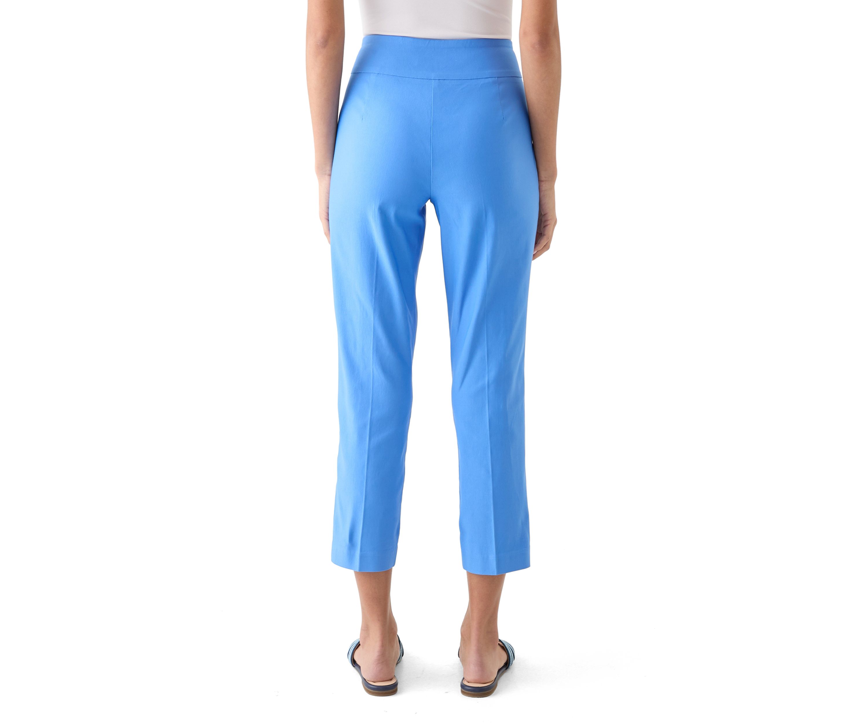 Petite Pintuck Capri Pants 