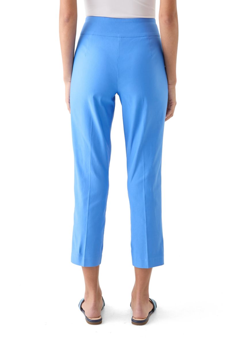 Petite Pintuck Capri Pants 