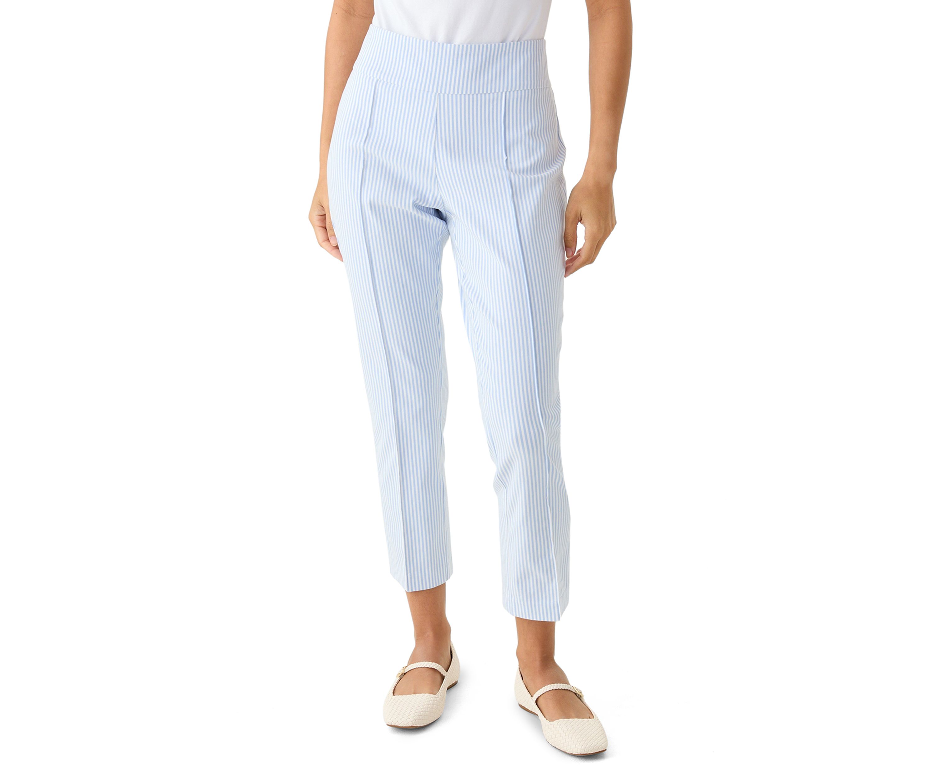 Petite Striped Trousers