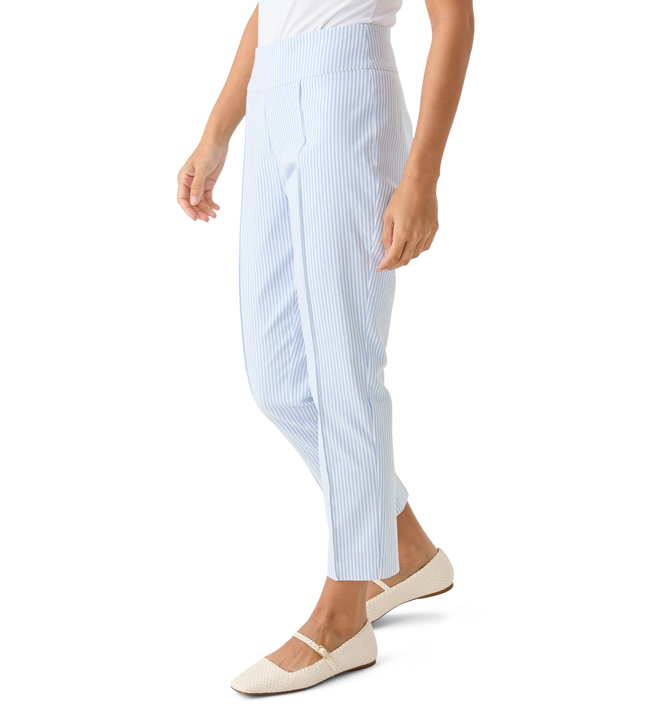 Petite Striped Trousers
