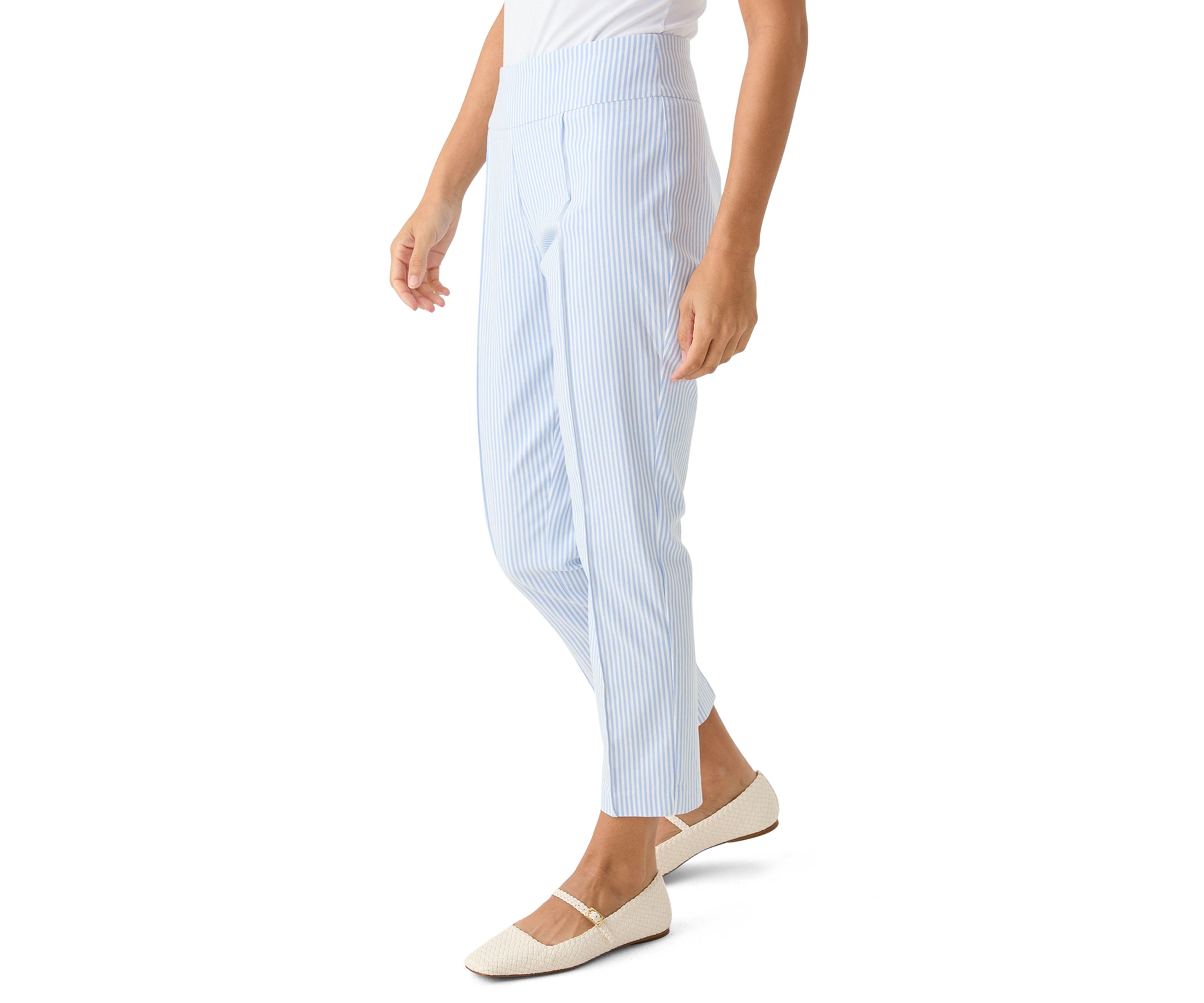 Petite Striped Trousers