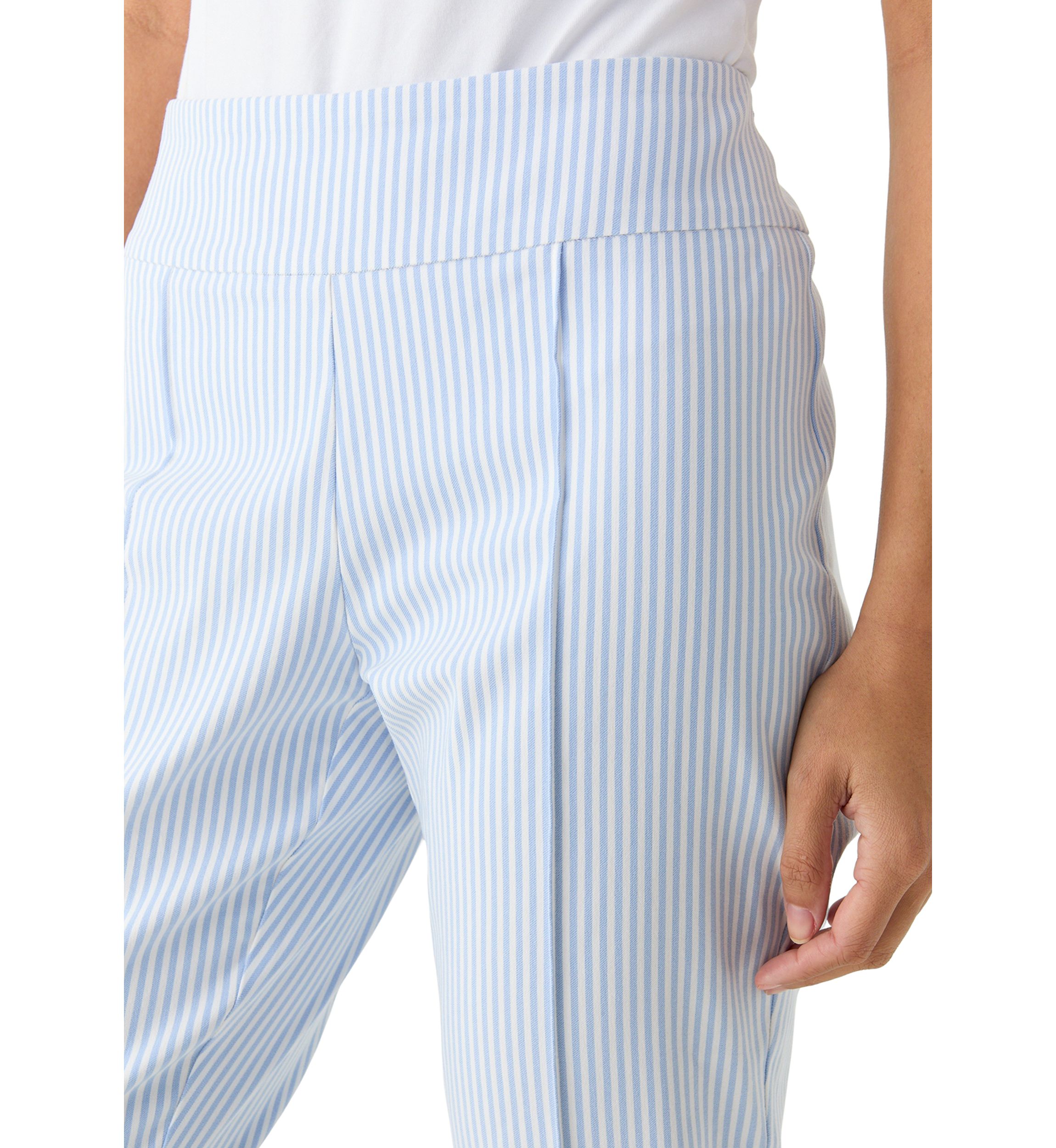 Petite Striped Trousers