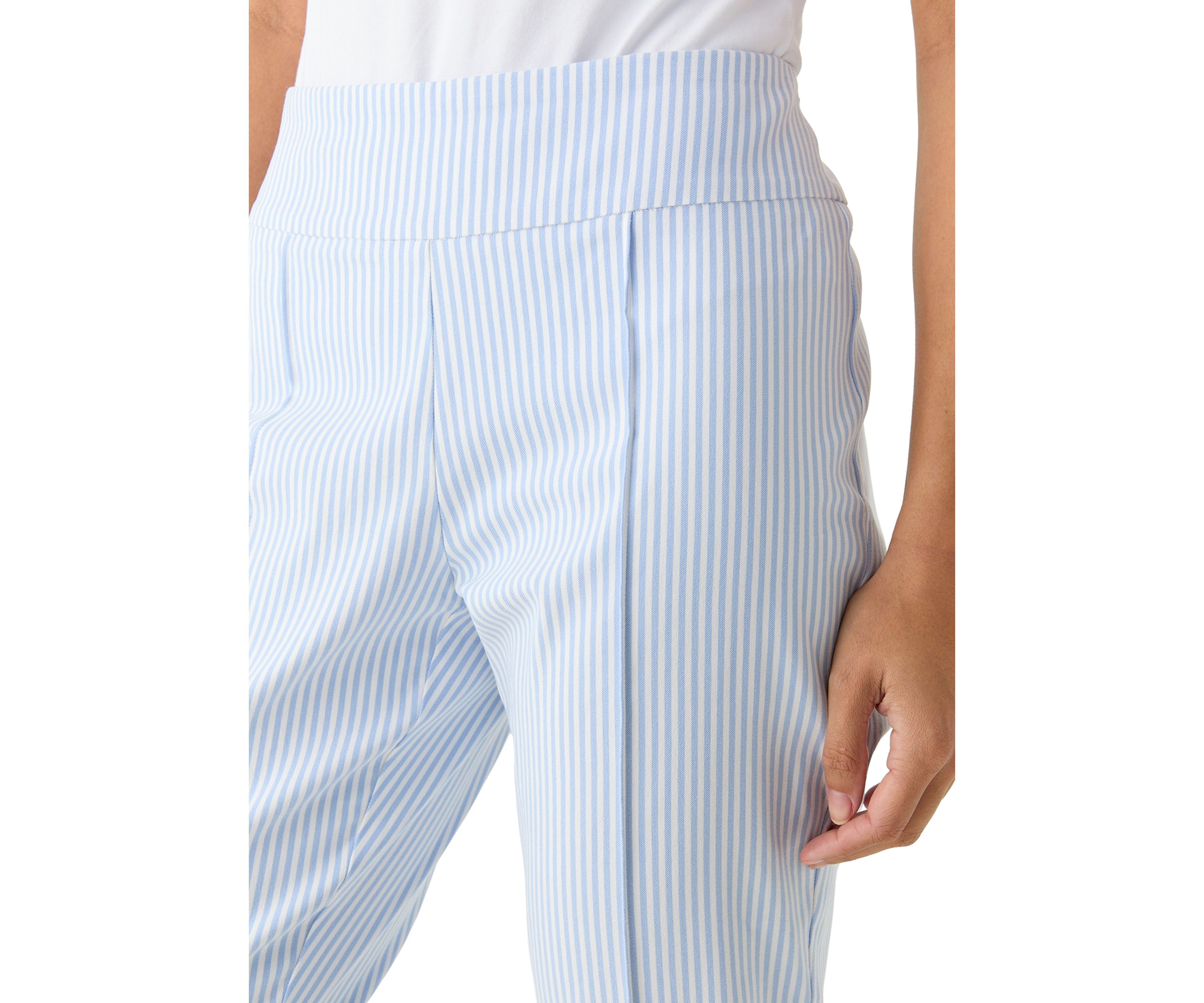 Petite Striped Trousers