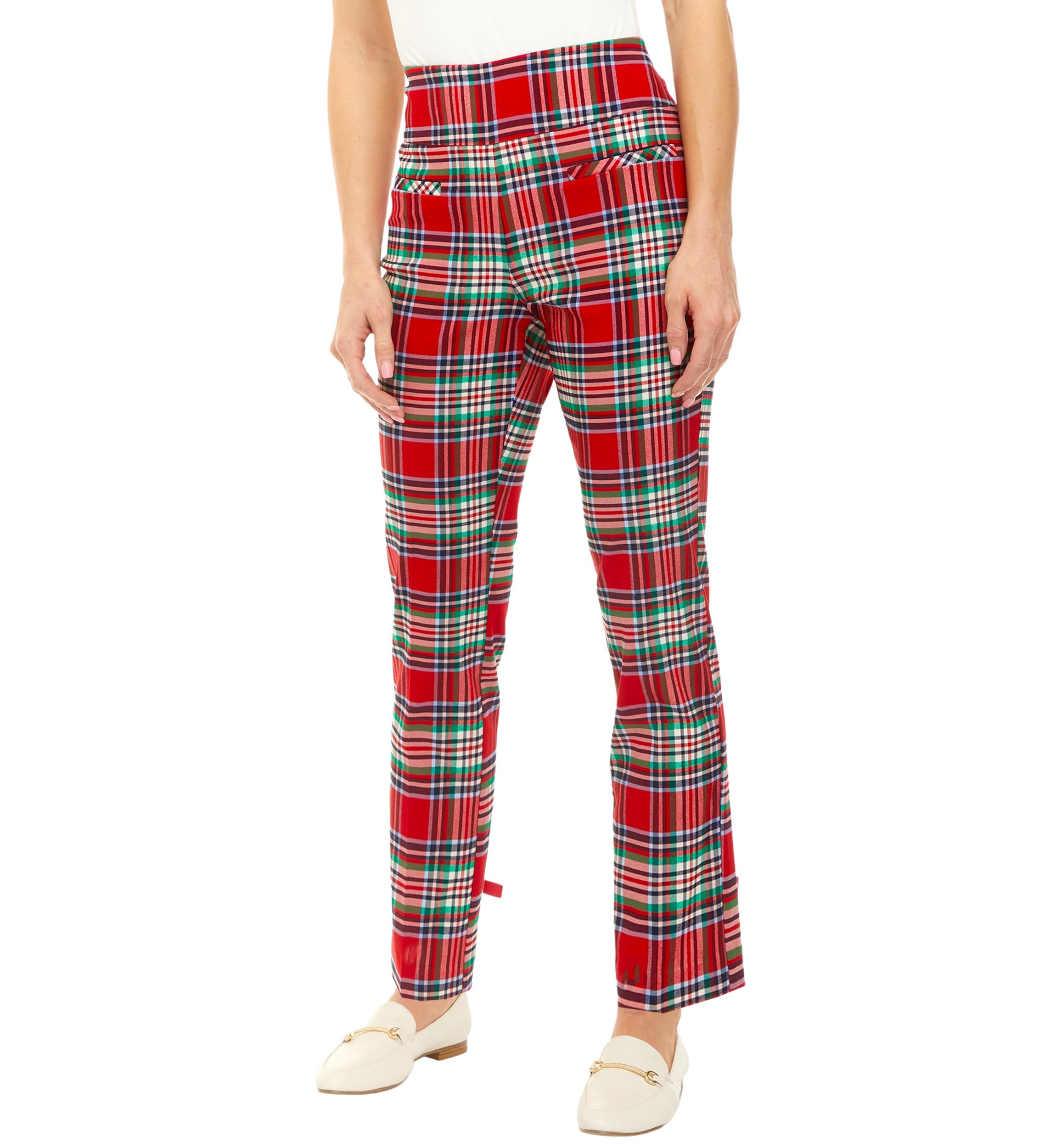 Petite Plaid Millennium Pants