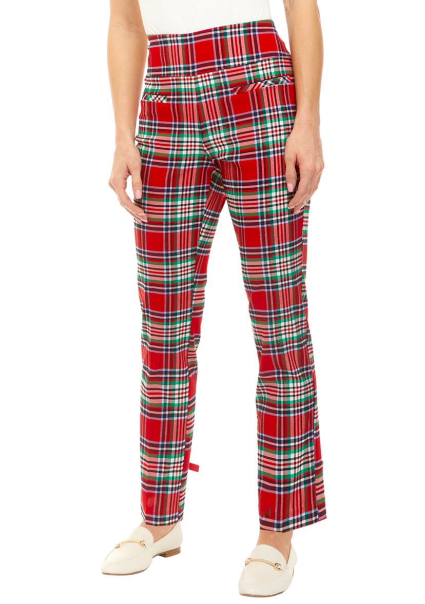 Petite Plaid Millennium Pants