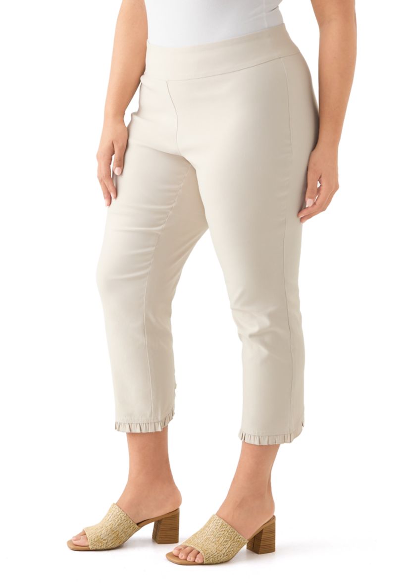 Plus Size Millennium Ruffle Ankle Pants