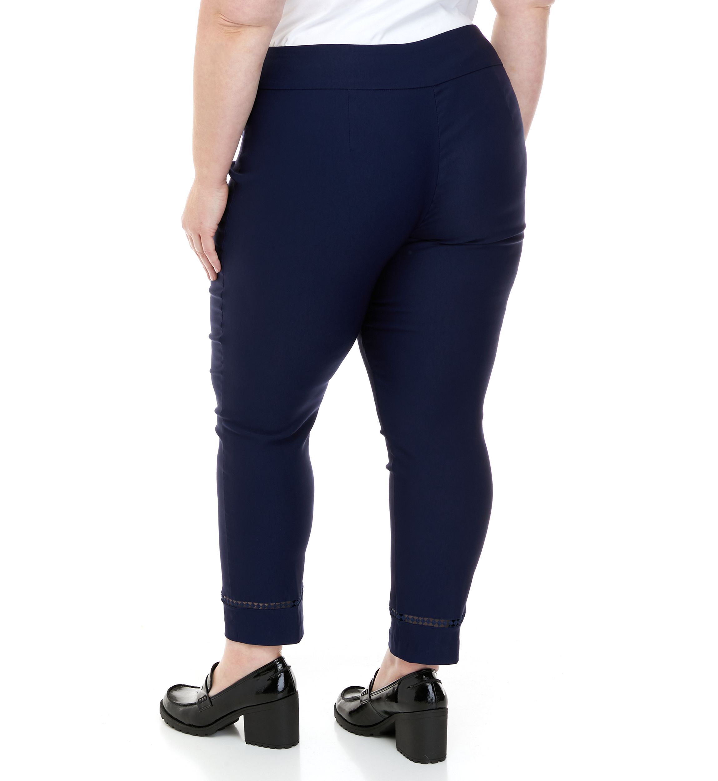 Plus Size Tech Stretch Ankle Leggings