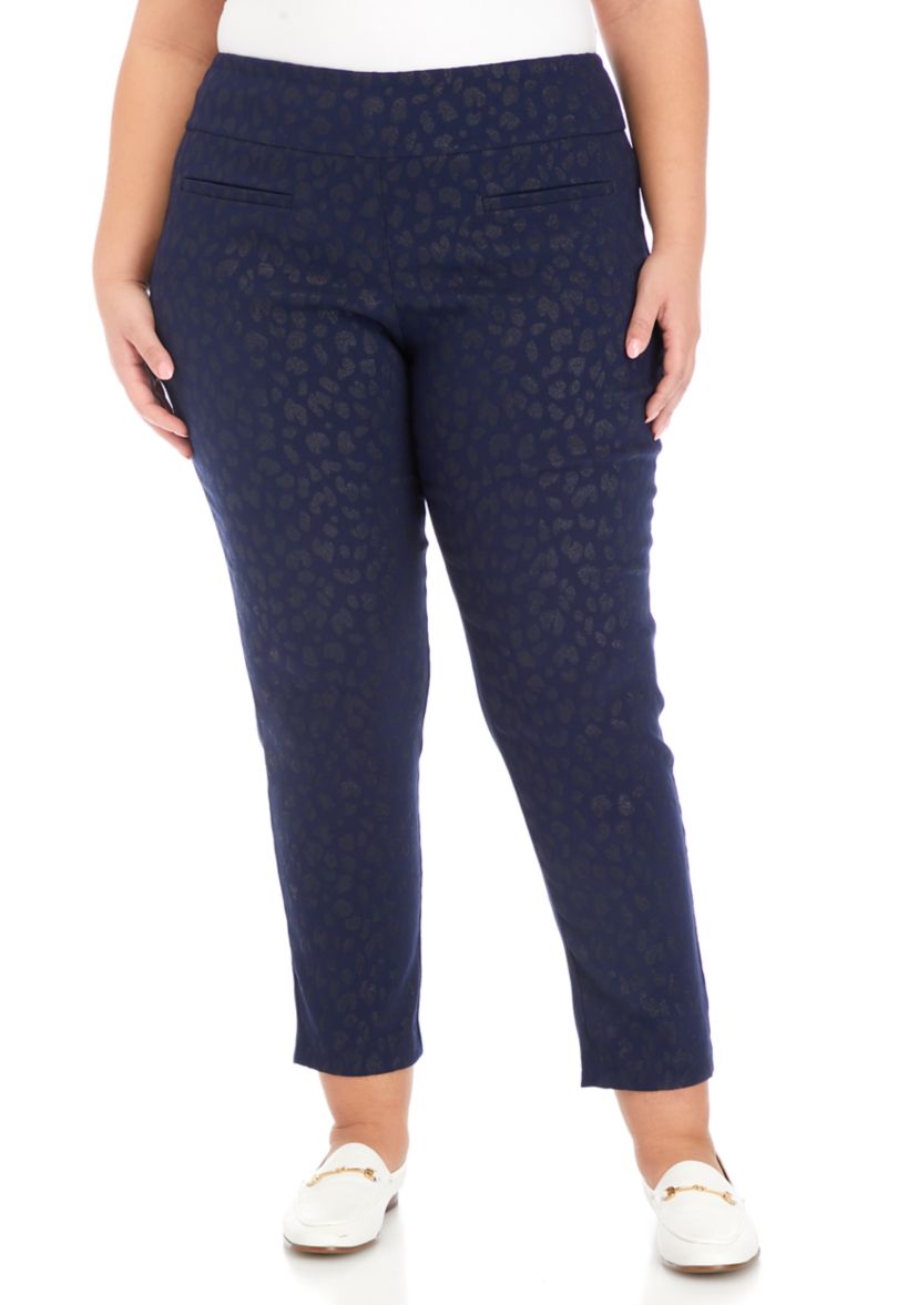 Plus Size Millennium Leopard Pants