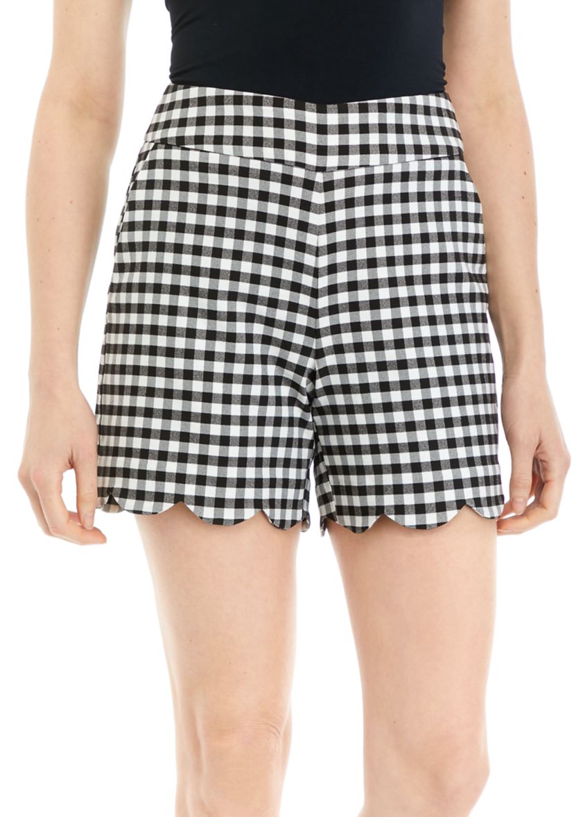 Womens Scalloped Millennium Printed Shorts