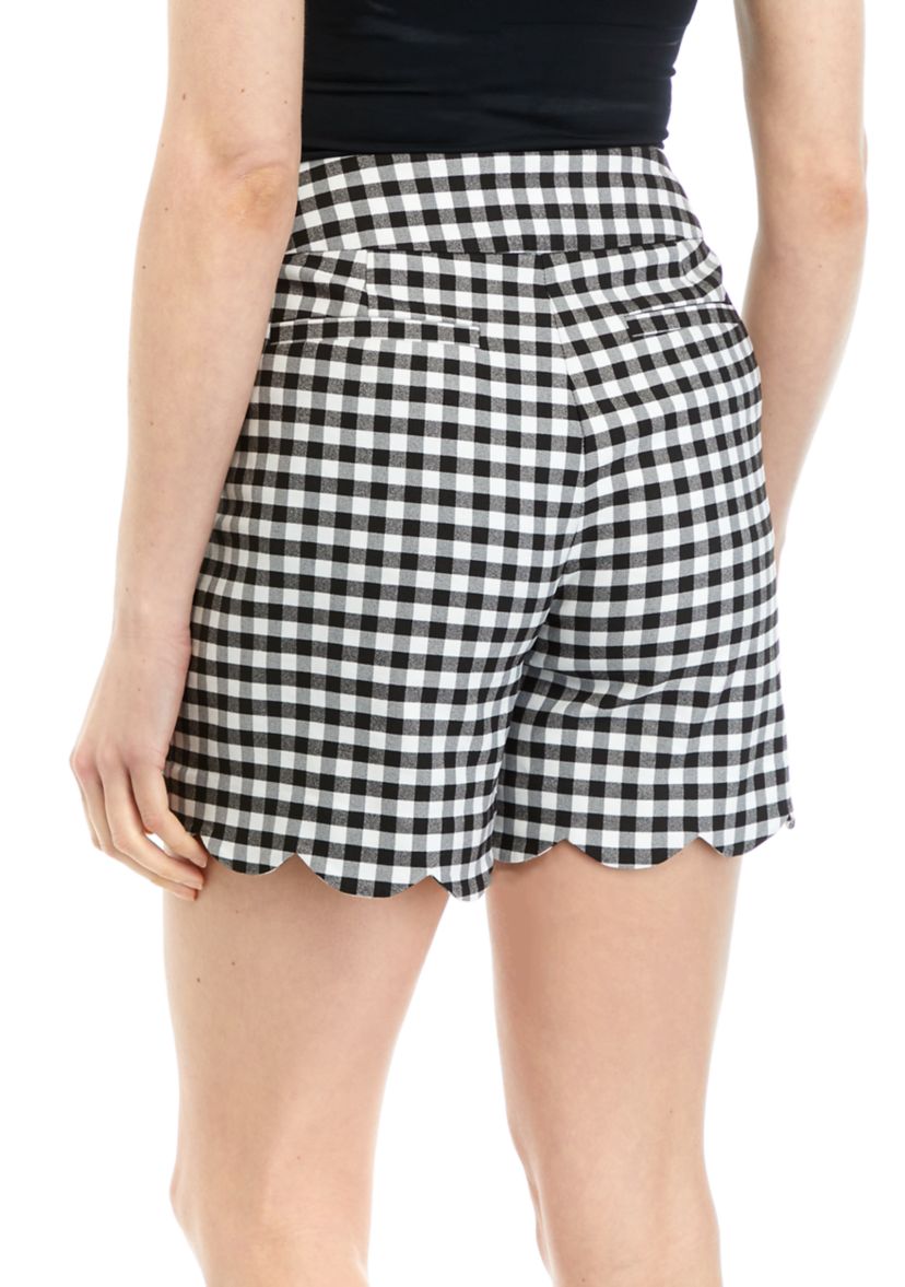 Womens Scalloped Millennium Printed Shorts