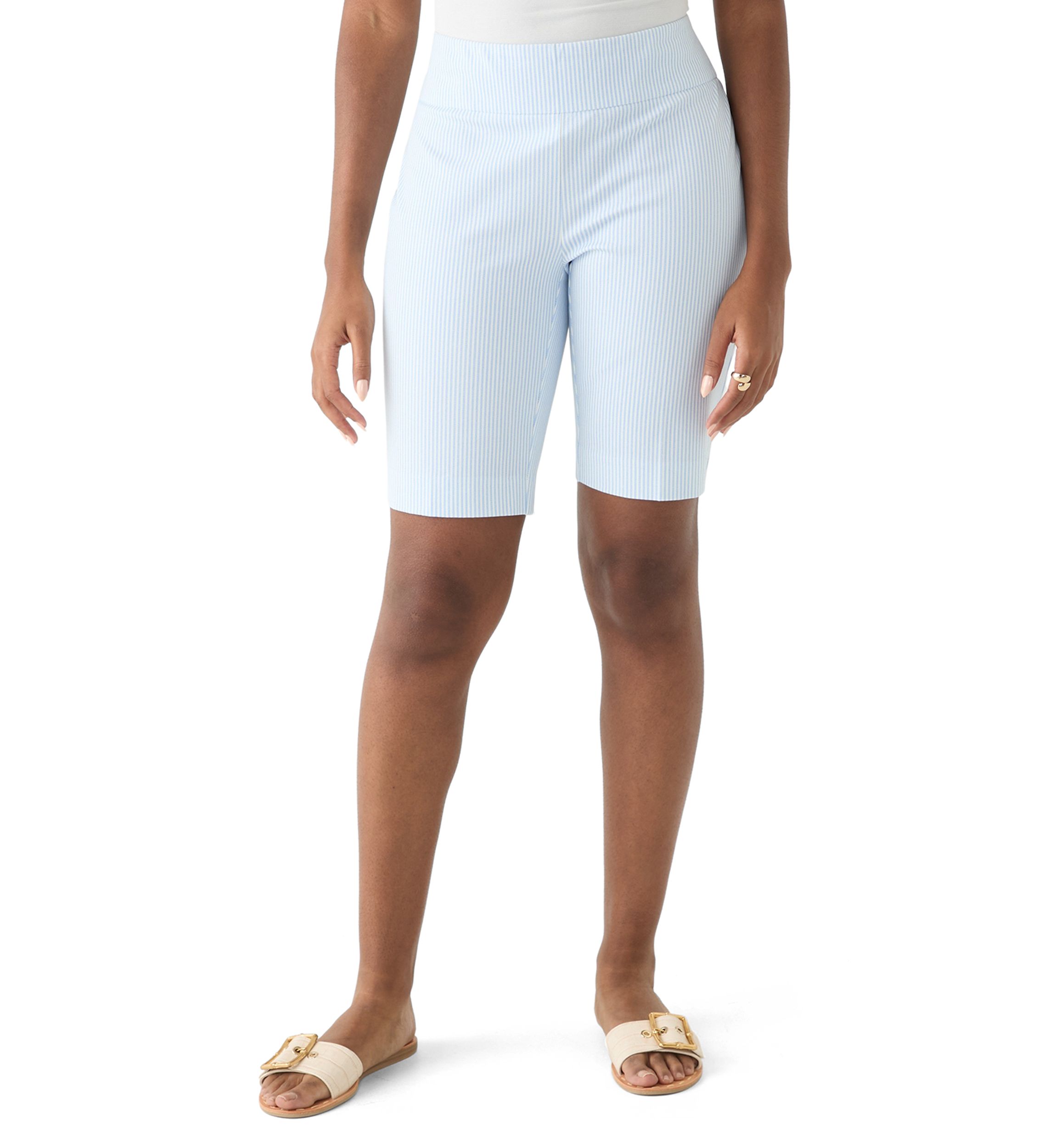 Womens Pull On Bi Stretch Shorts