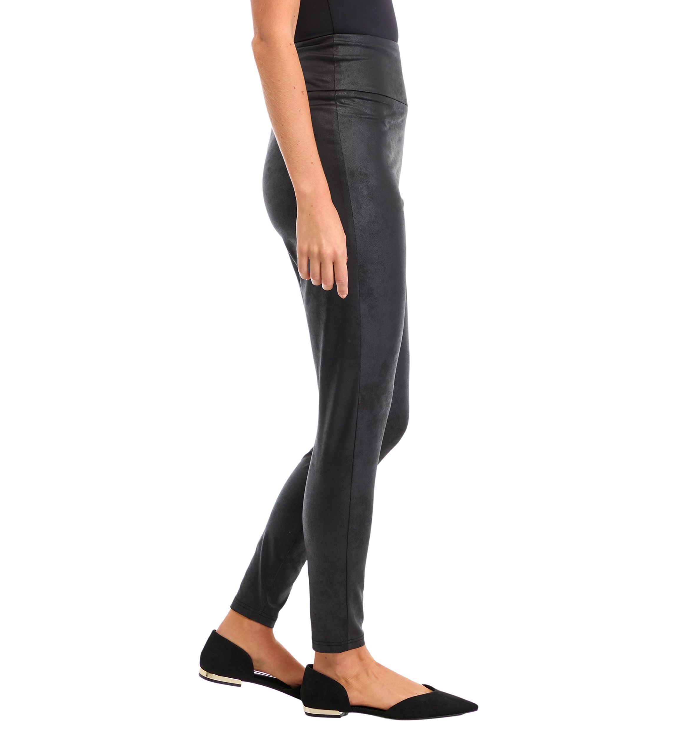 Womens Faux Leather Leggings