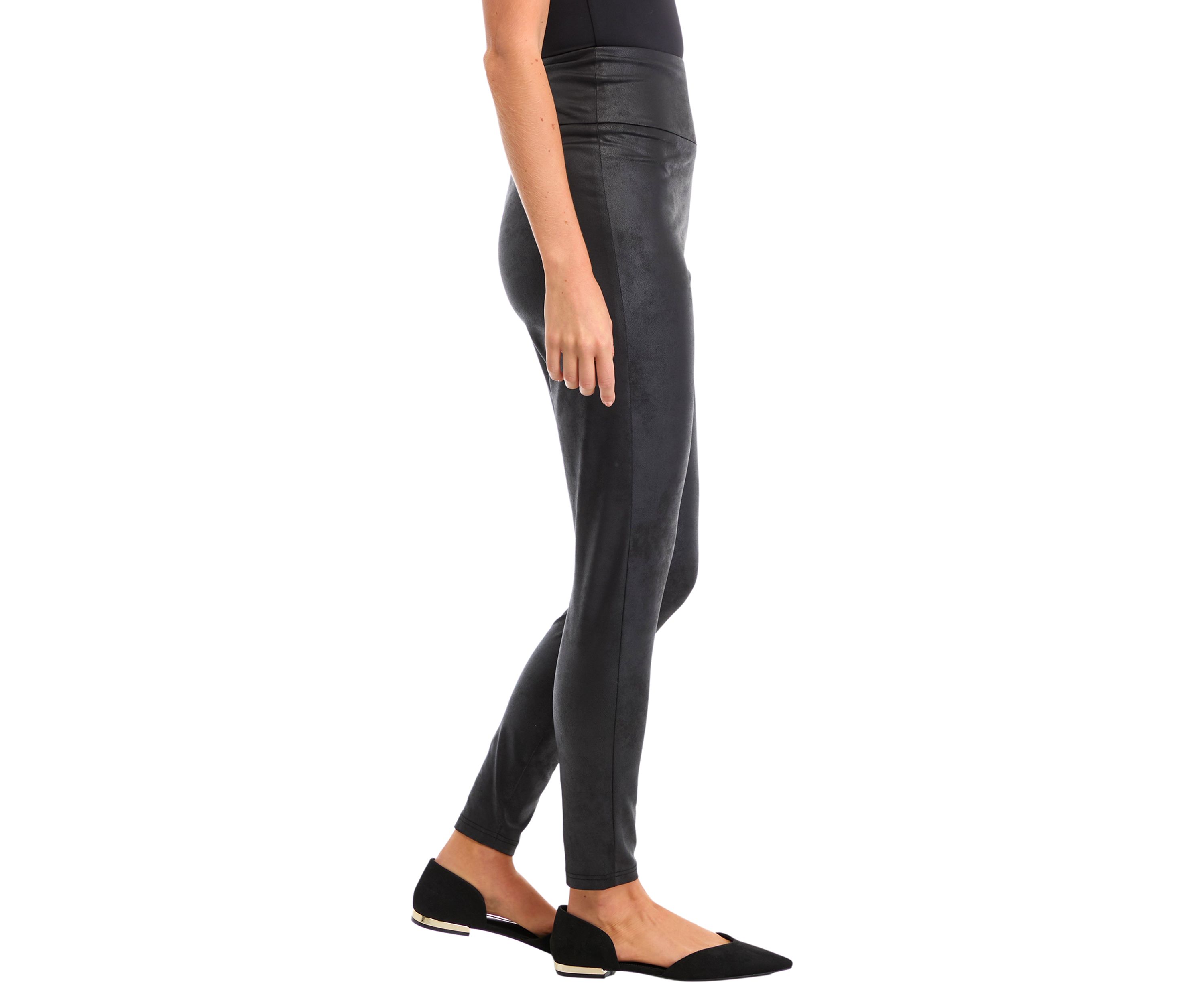 Womens Faux Leather Leggings