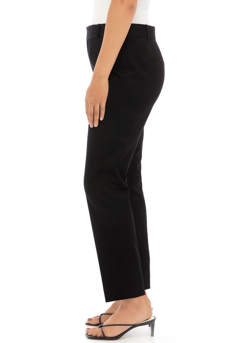 Womens Bistretch Fly Front Pants - Short Length
